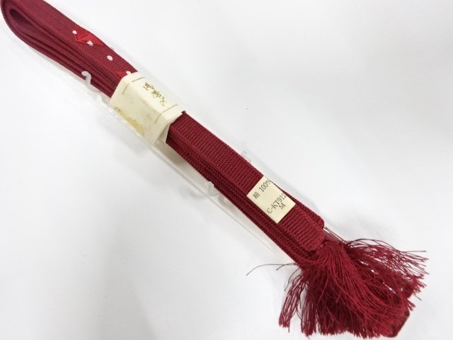 未使用品　正絹　手組帯締め